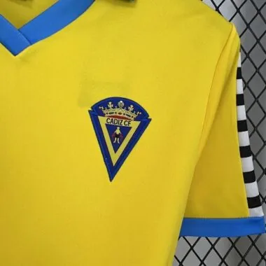 83-84 Cadiz Home Retro Soccer AAAAJersey