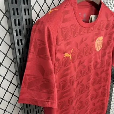 T-shirt de football « 25-26 Valencia » (à l'extérieur) - Vêtements de football