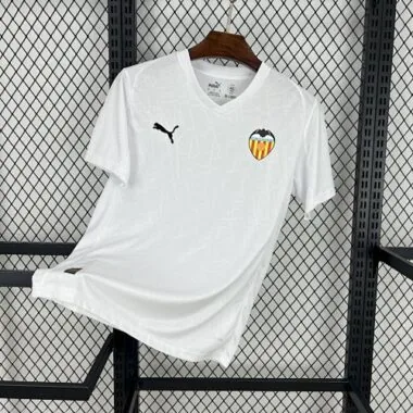 25-26 Valencia Home T-Shirt Football Apparels Soccer AAAAJersey Yupoo