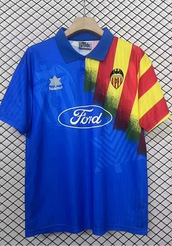 95-96 Valencia Away Retro Soccer AAAAJersey