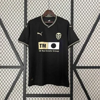24-25 Valencia Black Gold Kit Special Edition Shirt Football AAAAJersey Yupoo