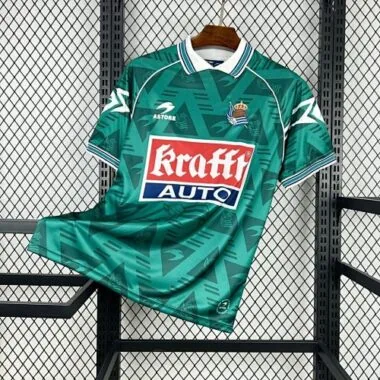 95-96 Sociedad Away Kit Retro Soccer T-Shirt AAAAJersey Supply Yupoo