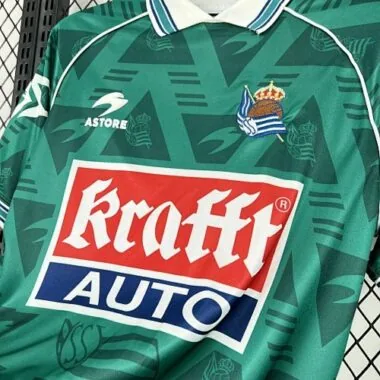 95-96 Sociedad uittenue retro voetbalshirt