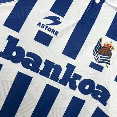 94-95 Camisola de casa retro da Sociedad