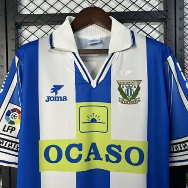 98-00 Leganes Home Retro Kit Vintage Shirt Soccer