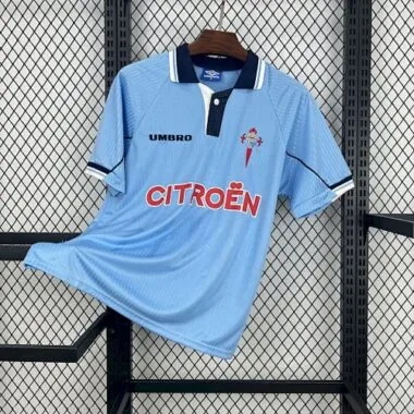 97-98 Celta de Vigo Home Retro Kit Vintage Shirt AAAAJersey Wholesale Yupoo