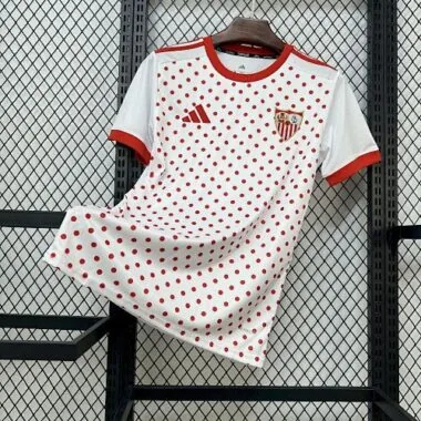 25-26 Sevilla Training Kit Soccer T-Shirt AAAAJersey Supply Yupoo