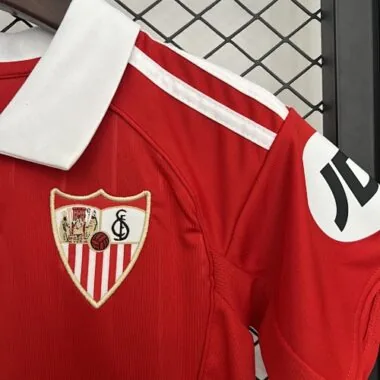 25-26 Sevilla Away Kids Kit Soccer T-Shirt