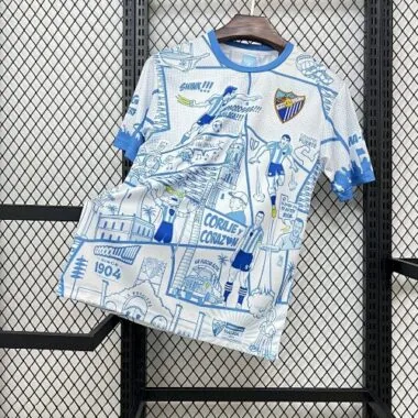 25-26 Malaga Special Edition Kit Soccer T-Shirt AAAAJersey Supply Yupoo