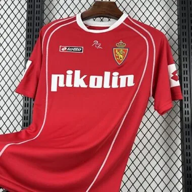 04-05 Real Zaragoza Away Kit Retro Soccer T-Shirt