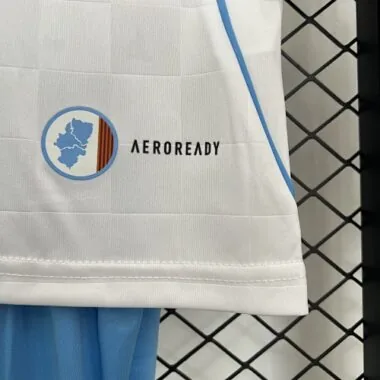 Camiseta de fútbol para niños del Zaragoza, temporada 25-26, equipación local