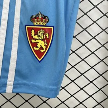 Camiseta de fútbol para niños del Zaragoza, temporada 25-26, equipación local