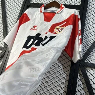 Camiseta retro de fútbol del Rayo Vallecano (temporada 94-95), equipación local