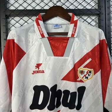Camiseta retro de fútbol del Rayo Vallecano (temporada 94-95), equipación local