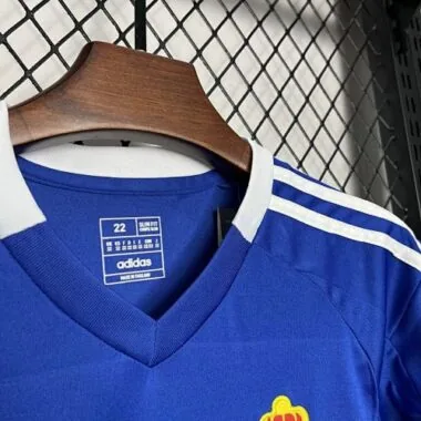 24-25 Real Oviedo Home Kid Kits Youth Apparels Football