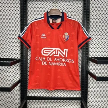 96-97 Osasuna Home Retro Kit Vintage Shirt Football AAAAJersey Yupoo