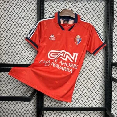 96-97 Osasuna thuisretro-tenue, vintage voetbalshirt
