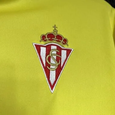 15-16 Sporting De Gijón Away Retro Kit Vintage Shirt Soccer