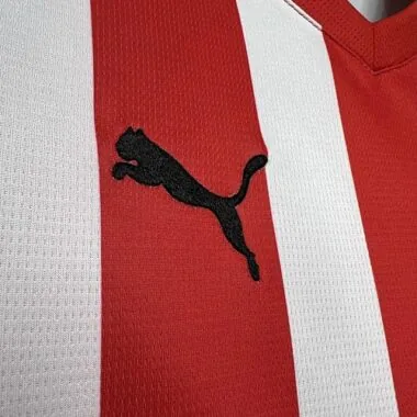 24-25 Sporting de Gijón thuisshirt Voetbaltenues Voetbal