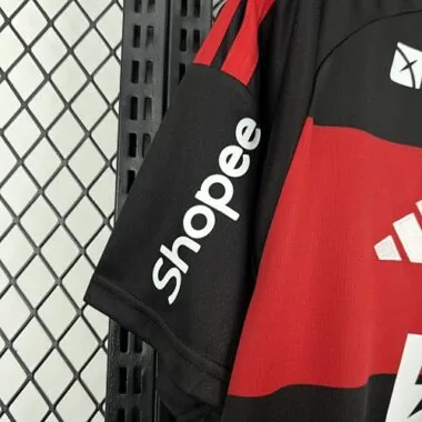 26-27 All Sponsor Flamengo Home Kit Soccer T-Shirt