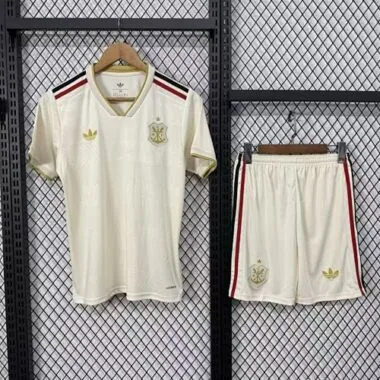 25-26 Flamengo Second Away Kids Kit Soccer T-Shirt AAAAJersey Supply Yupoo