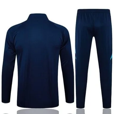 24-25 Flamengo Navy Football Tracksuit Long Jacket Suits