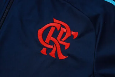 24-25 Flamengo Navy Football Tracksuit Long Jacket Suits