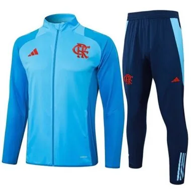 24-25 Flamengo Blue Football Tracksuit Long Jacket Suits