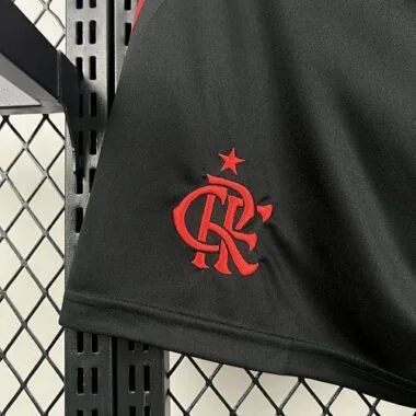 Calções do equipamento de jogo fora de casa do Flamengo 25-26 de futebol