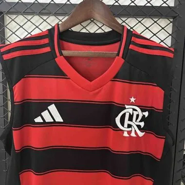 25-26 Flamengo Home Vest Kit Soccer