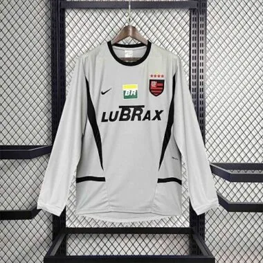 02-03 Flamengo Goalkeeper Long Sleeve Retro Soccer AAAAJersey