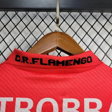 94-95 Flamengo Home Retro Kit Long Sleeve Vintage Shirt Football