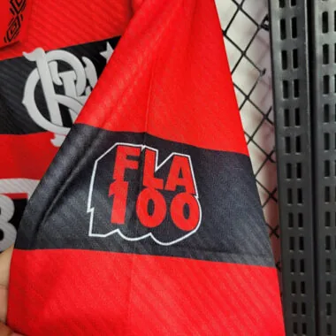 94-95 Flamengo Home Retro Kit Long Sleeve Vintage Shirt Football
