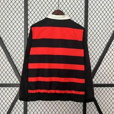 23-24 Flamengo Trench Coat Reversible Windbreaker Double-Sides Jacket Soccer