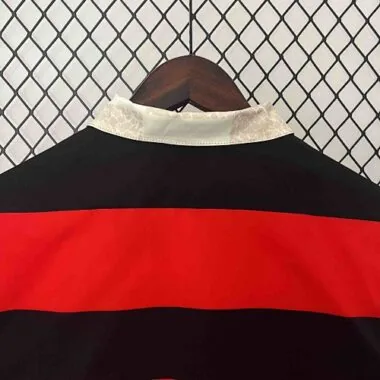 23-24 Flamengo Trench Coat Reversible Windbreaker Double-Sides Jacket Soccer