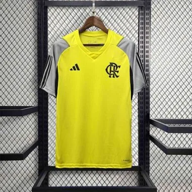 24-25 Flamengo Yellow Training Kit Jersey Supplier Yupoo