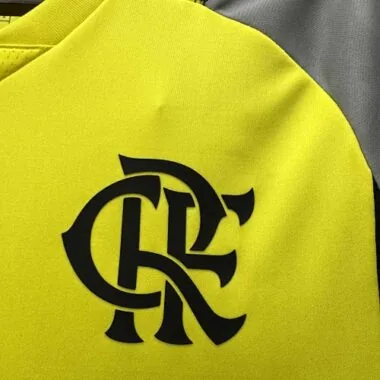 24-25 Flamengo Yellow Training Kit Jersey