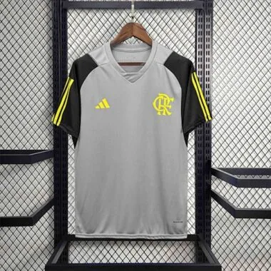 24-25 Flamengo Gray Training Kit Jersey Supplier Yupoo