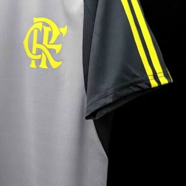 24-25 Flamengo Gray Training Kit Jersey Supplier Yupoo