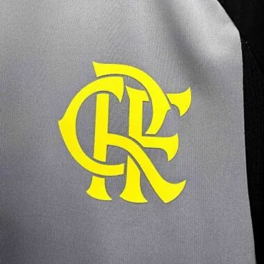 24-25 Flamengo Gray Training Kit Jersey Supplier Yupoo