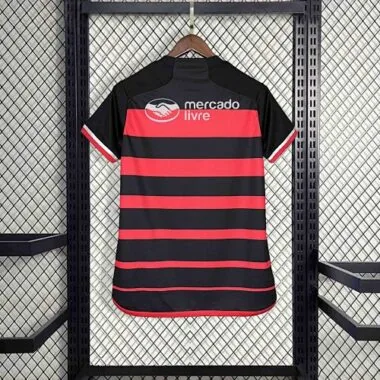 24-25 Flamengo Home Kit Woman Shirt With All Sponsor Best Jerseys