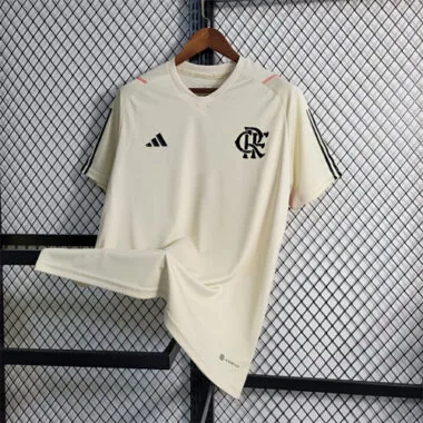 23-24 Flamengo training suit off-white