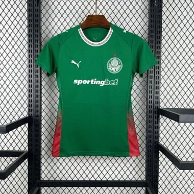 26-27 Palmeiras Home Womens Kit Soccer T-Shirt AAAAJersey Supply Yupoo