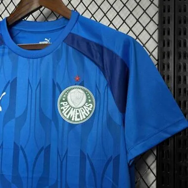 24-25 Palmeiras Training Blue Kit Soccer Unifrom