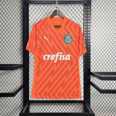 24-25 Palmeiras Goalkeeper Orange Kit Football AAAAJersey Supplier