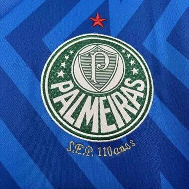 Equipamento azul do guarda-redes do Palmeiras 24-25 de futebol