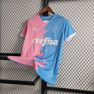 23-24 Palmeiras Special Edition Pink&Blue S-4XL Cheap Soccer Jerseys