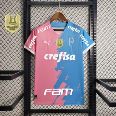 23-24 Palmeiras Special Edition Pink&Blue S-4XL Cheap Soccer Jerseys