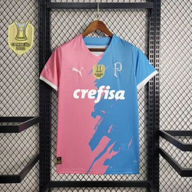 23-24 Palmeiras Special Edition Pink&Blue S-4XL Cheap Soccer Jerseys