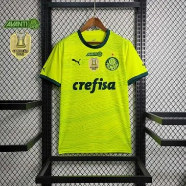 23-24 All Sponsor Palmeiras Second Away football t-shirt